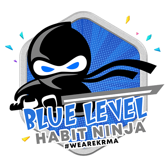 Blue Level Habit Ninja Badge