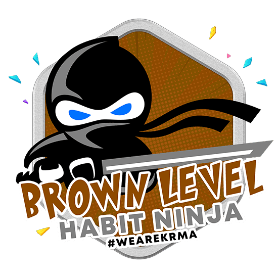 Brown Level Habit Ninja Badge