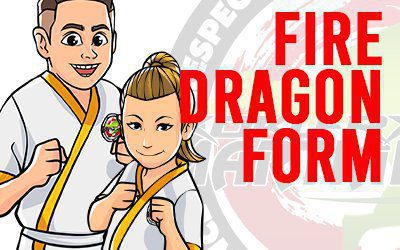 Fire Dragon Kata Badge