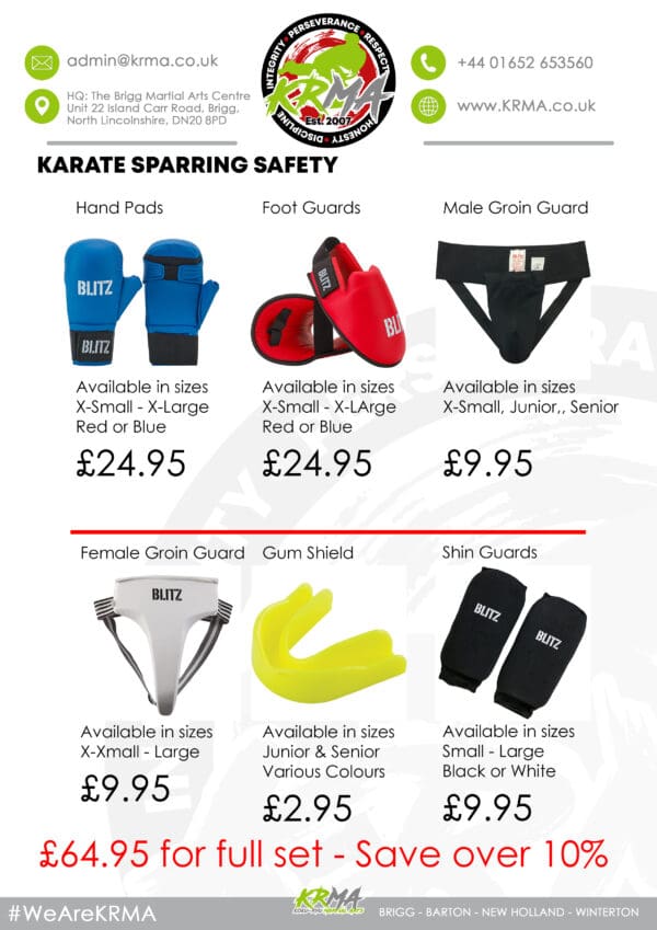 Karate Sparring Equipment scaled