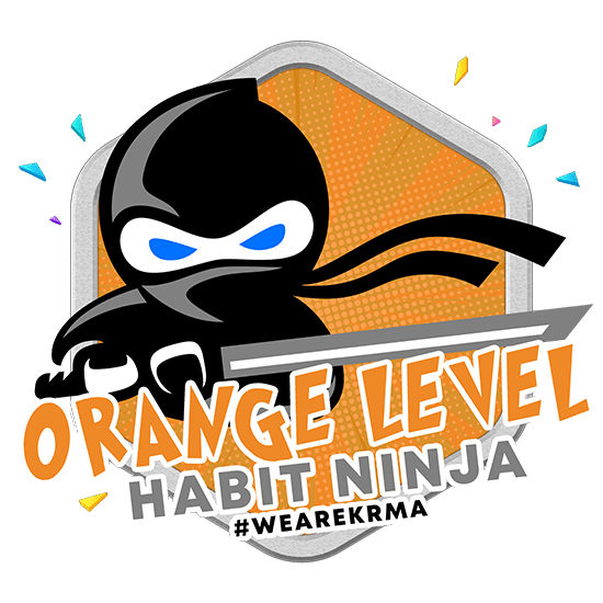 Orange Level Habit Ninja Badge