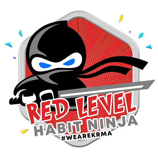 Red Level Habit Ninja Badge