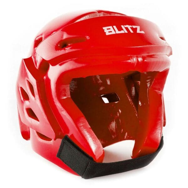 blitz double padded dipped foam head guard Red