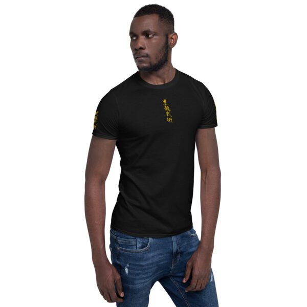unisex basic softstyle t shirt black right front 63a2e45f7156c