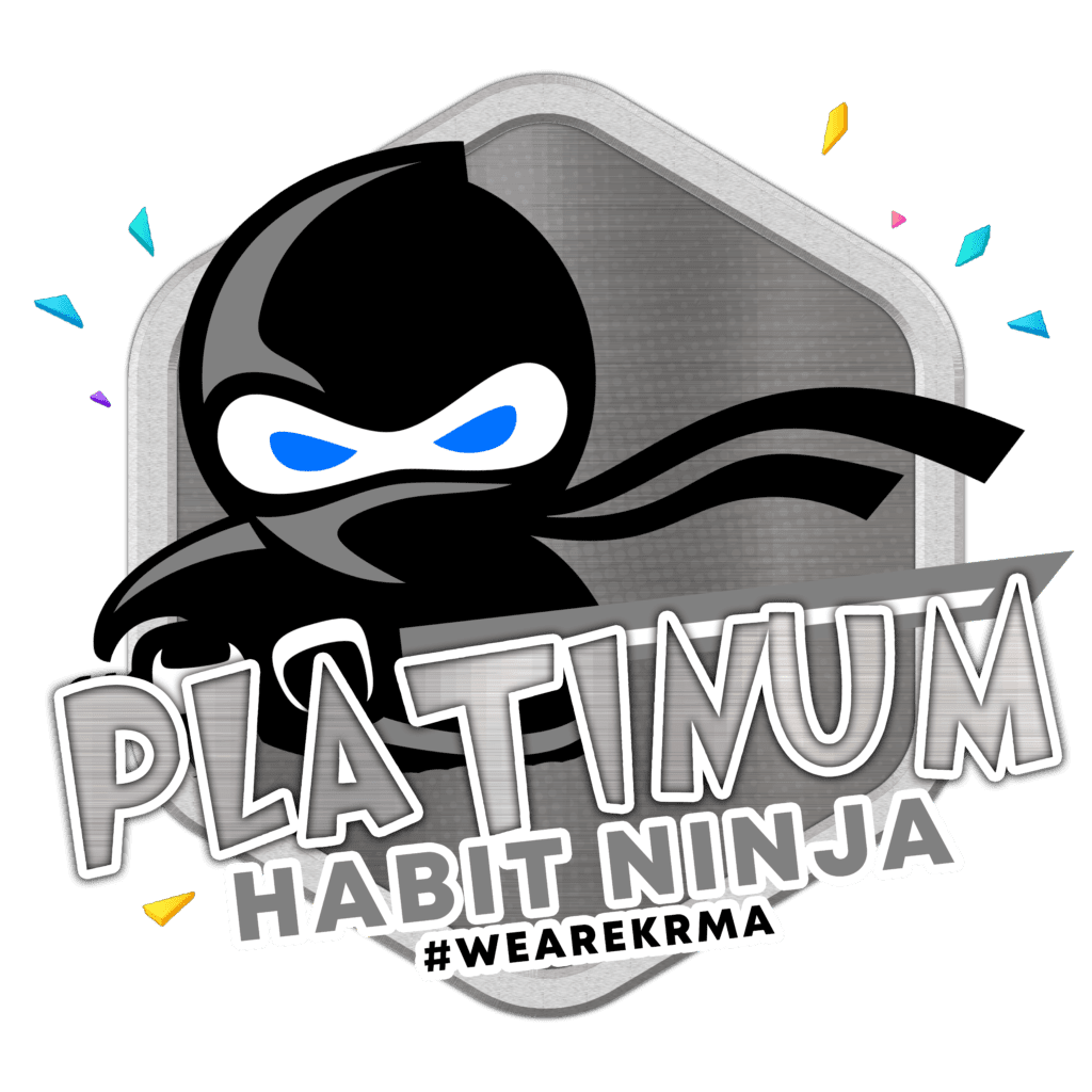 Platinum Level Habit Ninja Badge